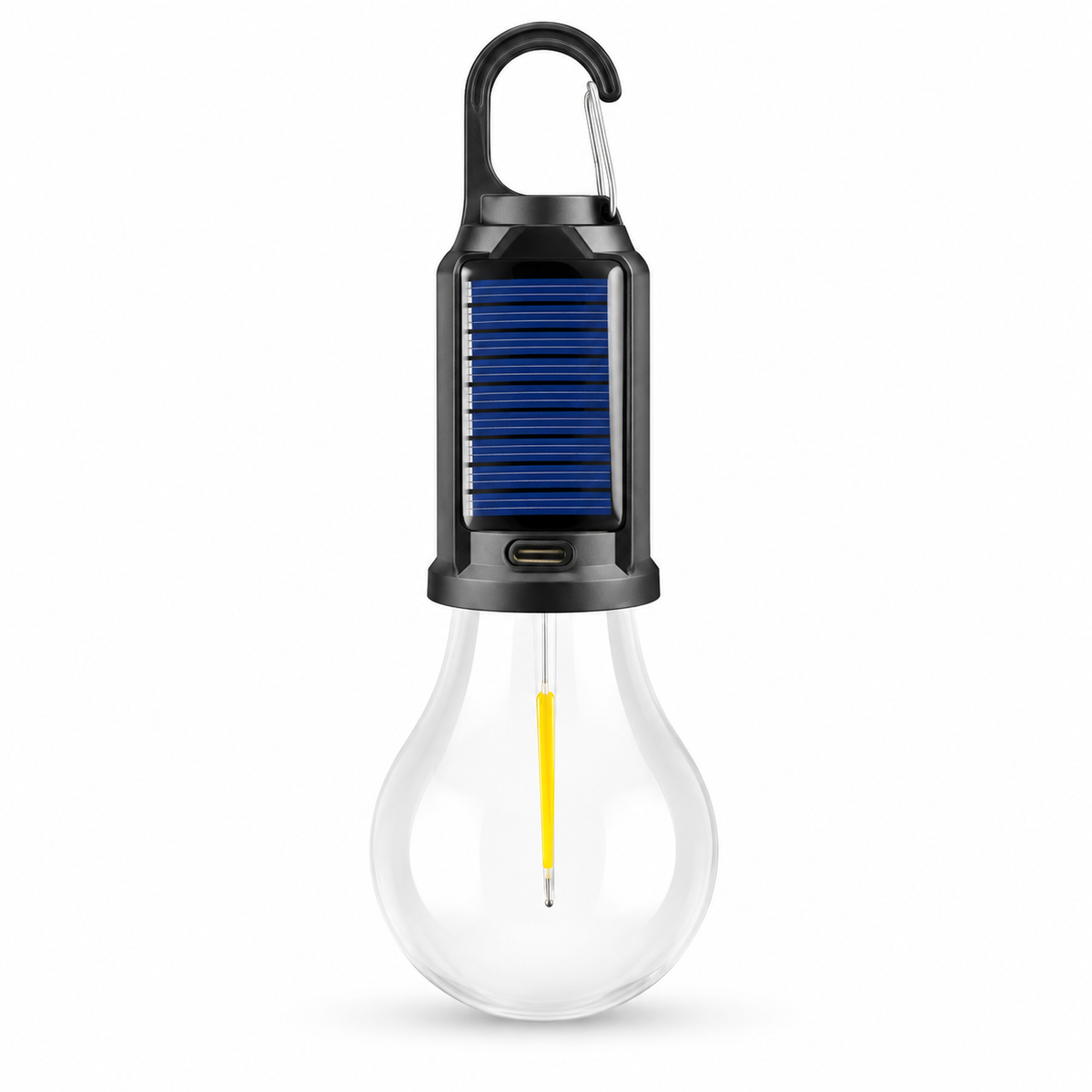 Solar Rechargeable Warm-Light Camping Lamp