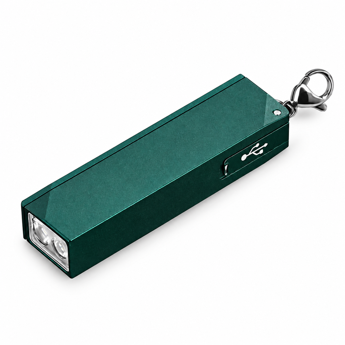 Compact 500-Lumen Rechargeable Keychain Torch