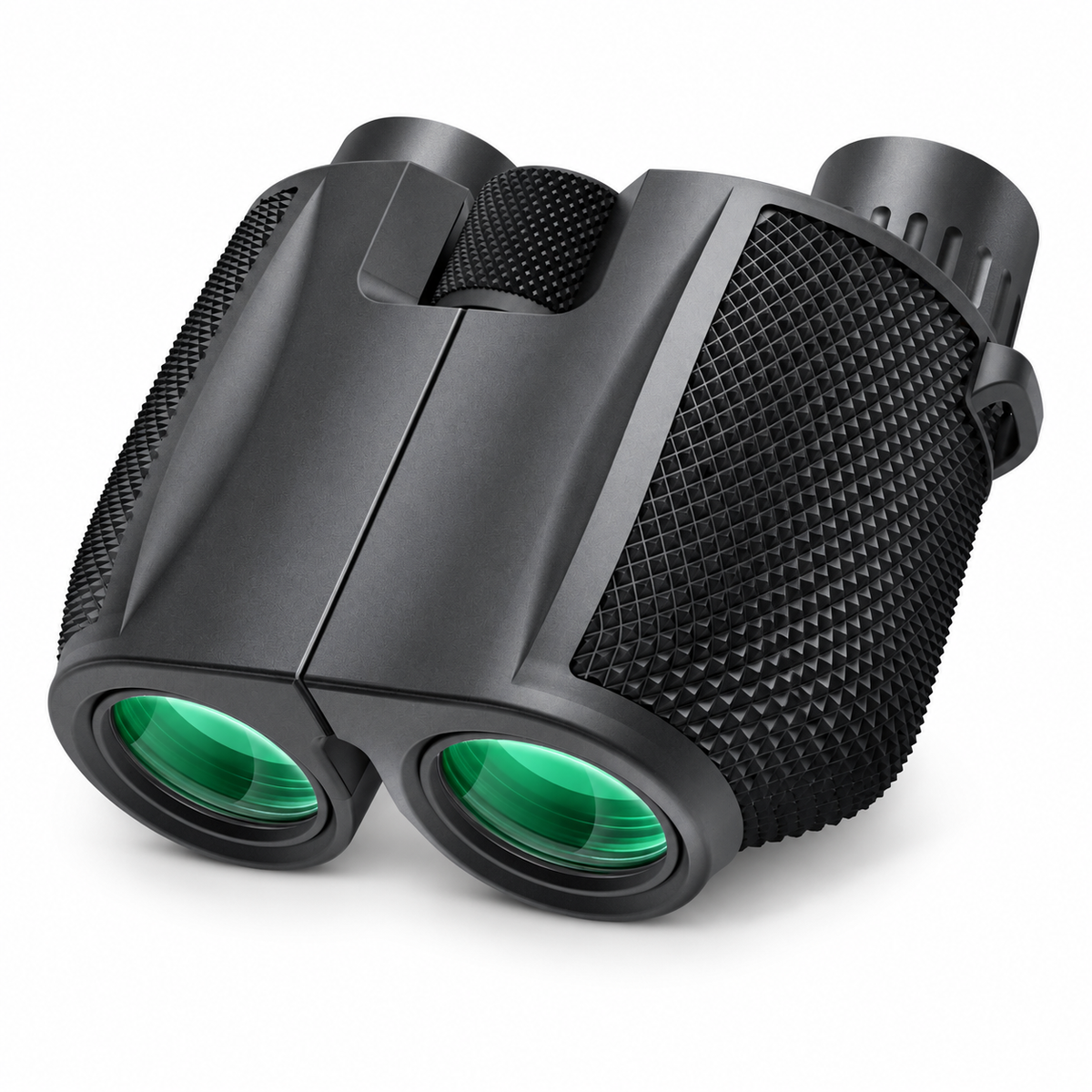 Compact 10x25 Folding Binoculars