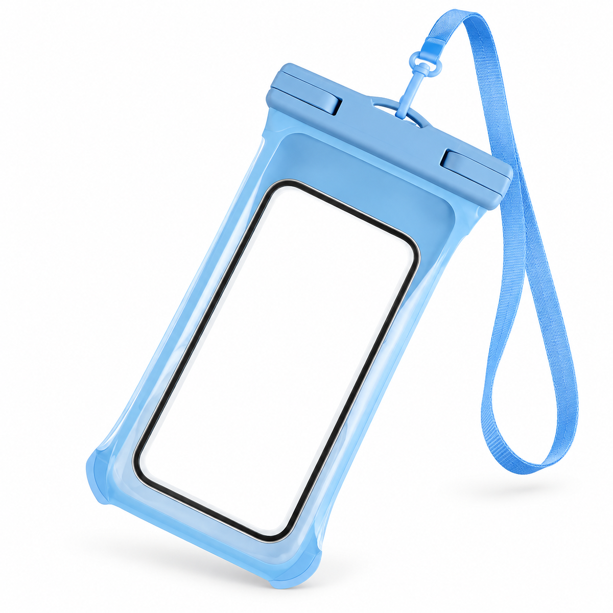 Transparent Phone Pouch with Neck Strap