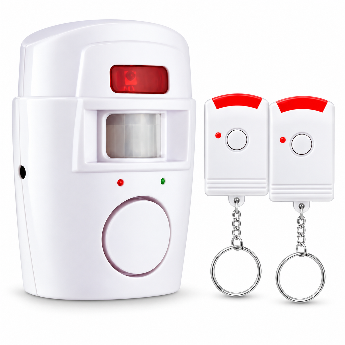 PIR Motion Alarm with Two Remote Controls