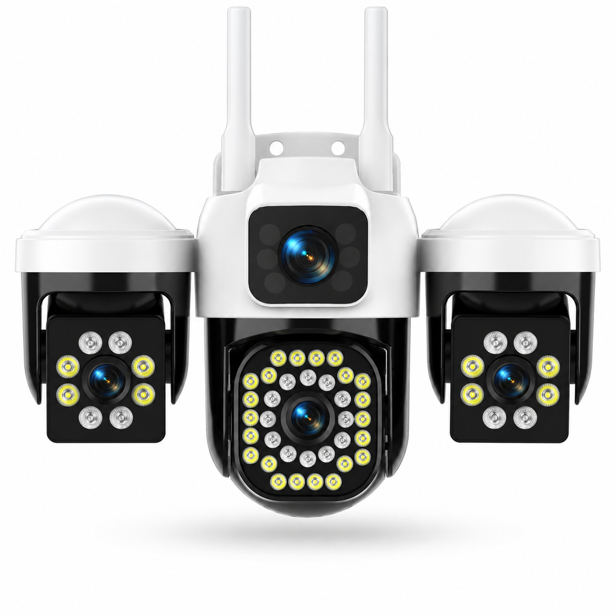 Triple-Lens WiFi Security Camera