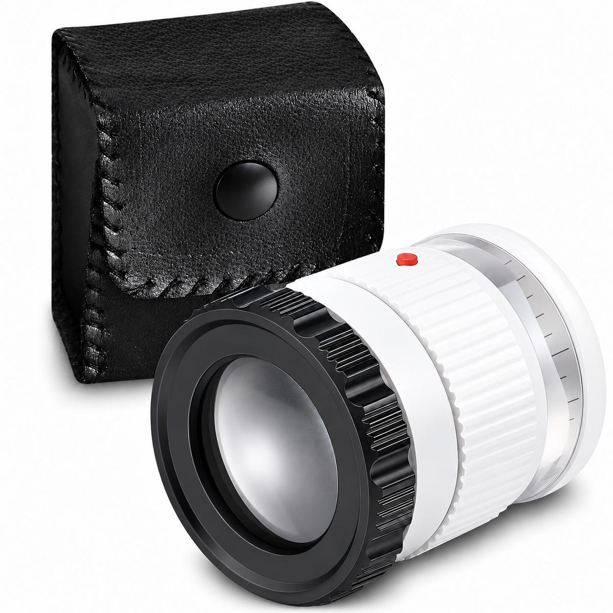30X Illuminated Loupe with Measurement Scale