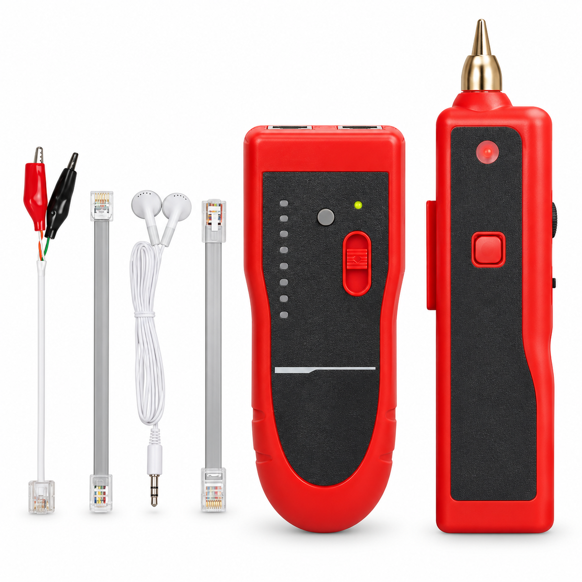 RJ45 and RJ11 Cable Tracker and Tester