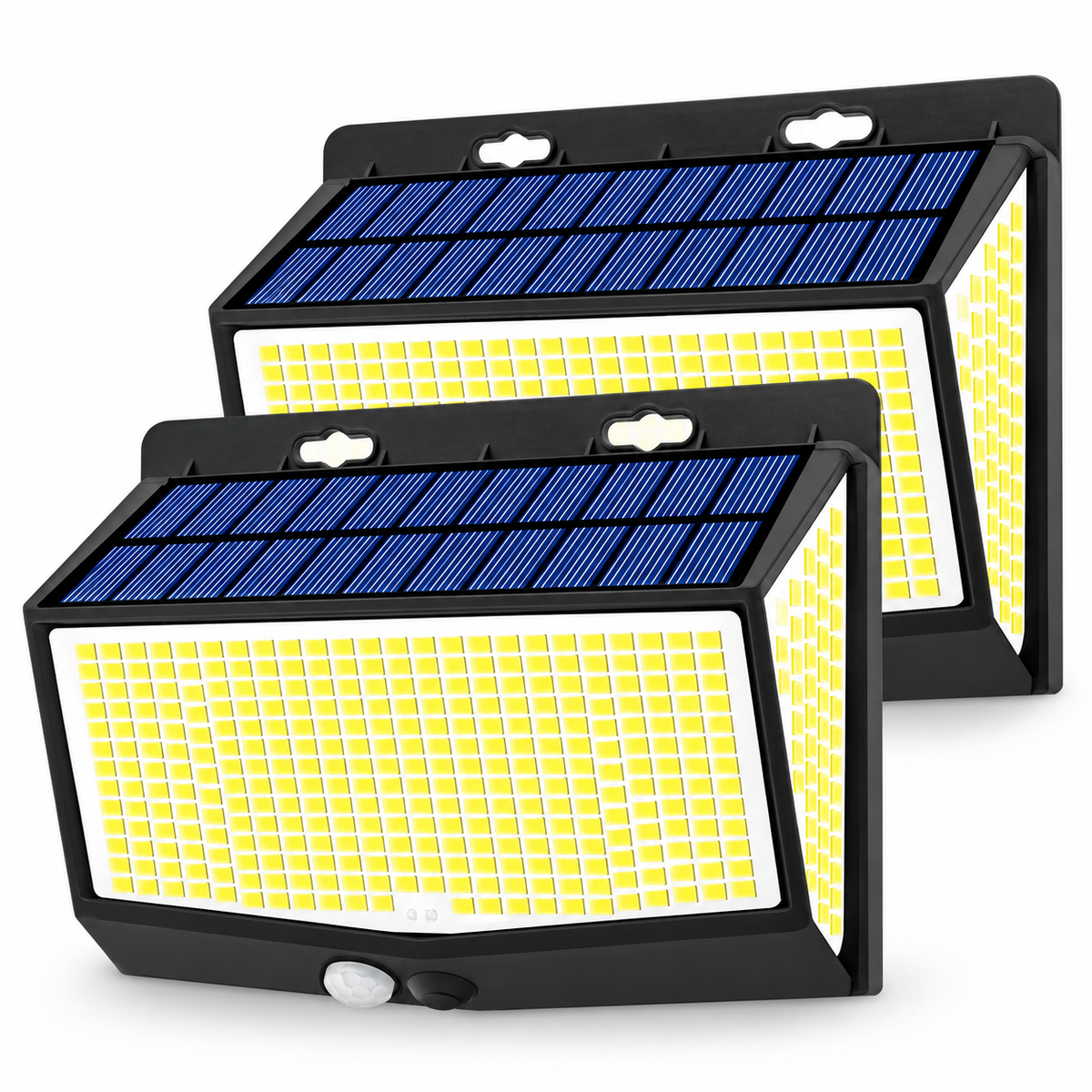 Solar PIR Wall Light with LED and Pack Options
