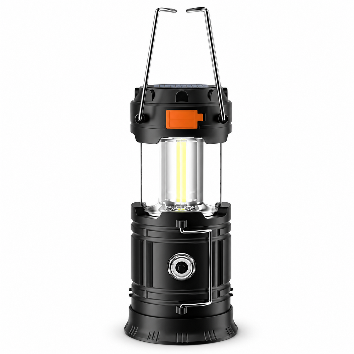 Rechargeable Camping Lantern with Hand-Crank Input
