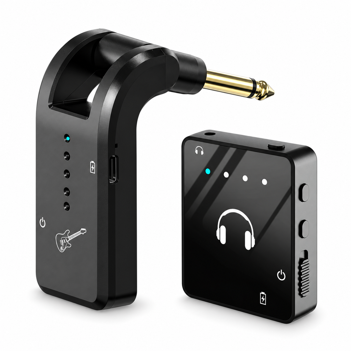 Wireless In Ear Monitoring System, 2.4GHz Wireless IEM System with Transmitter and Lavalier Receiver, for Band Rehearsal