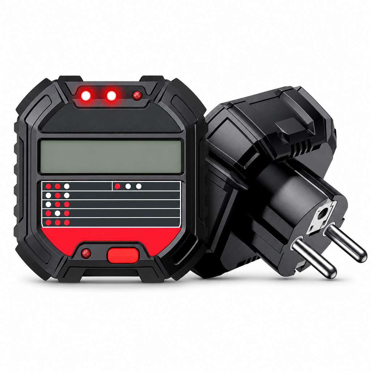 Habotest HT107 Socket Tester Pro Voltage Test RCD 30mA Socket Detector UK EU Plug Ground Zero Line Plug Polarity Phase Check