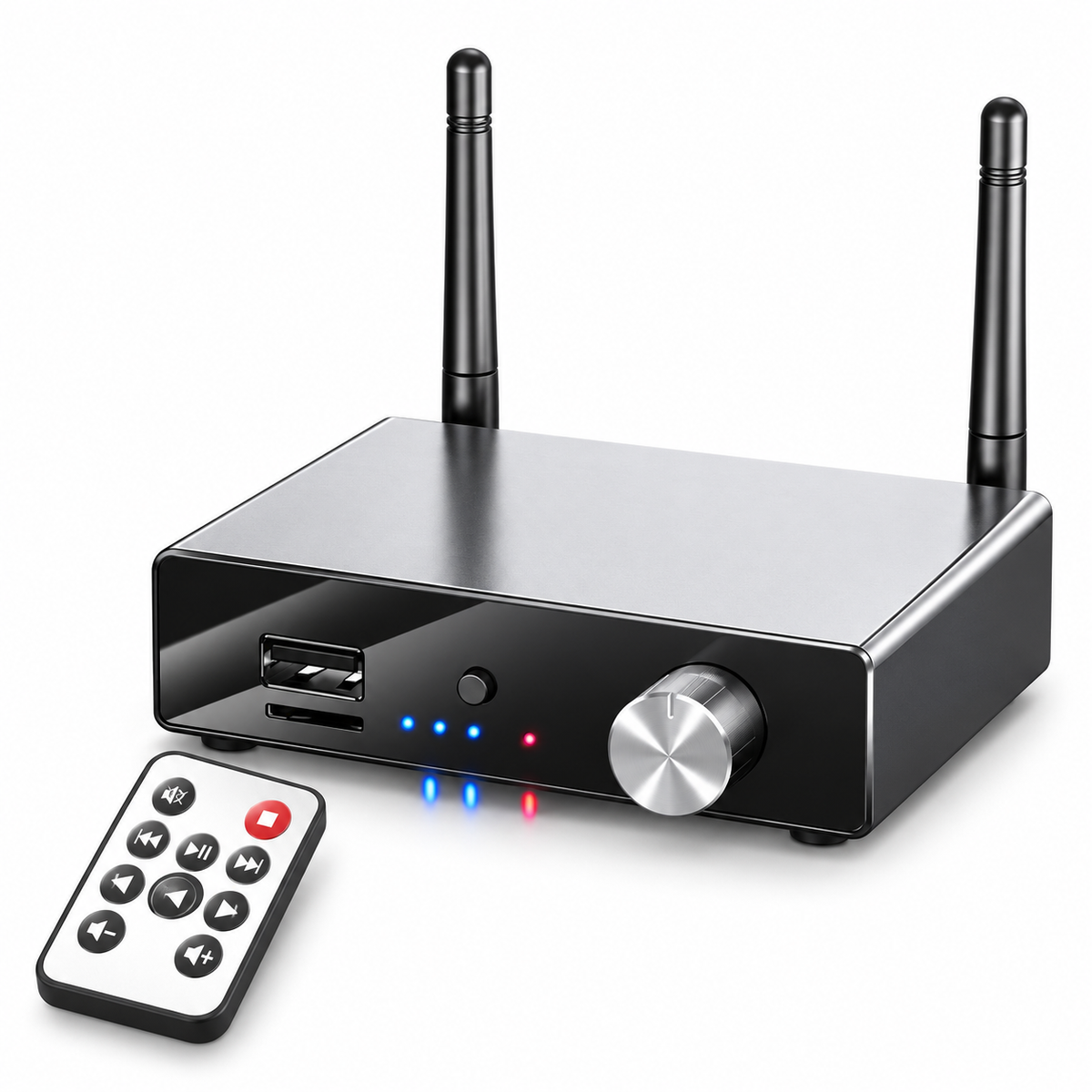 Bluetooth 5.3 Transmitter Receiver Stereo Low Latency AUX 3.5mm Optical Wireless Music Audio Adapter Remote Control For TV PC