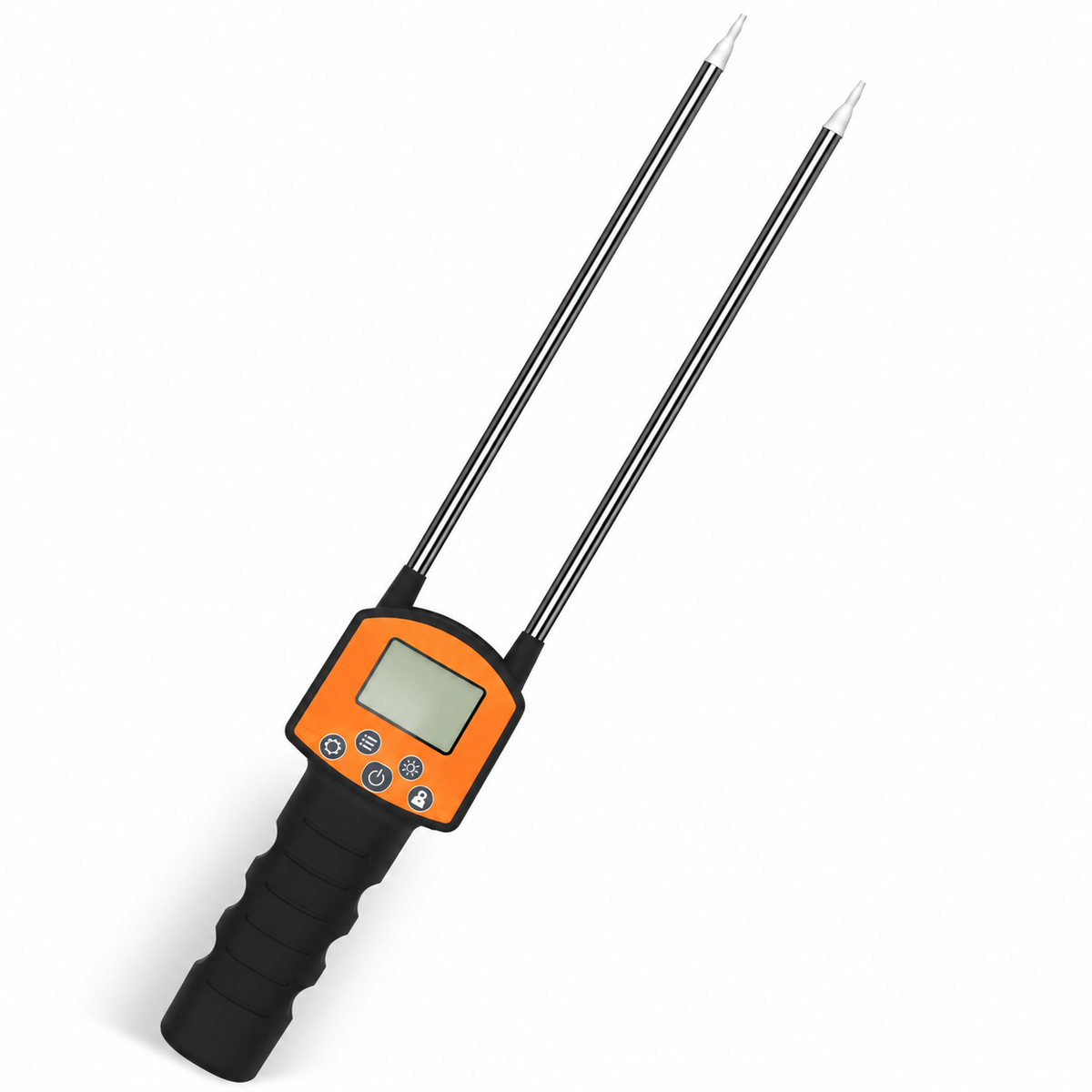 Hay Moisture Meter Tester - Portable Long Probe Type Digital Moisture Analyzer for Forage, Bale, and Agricultural Applications