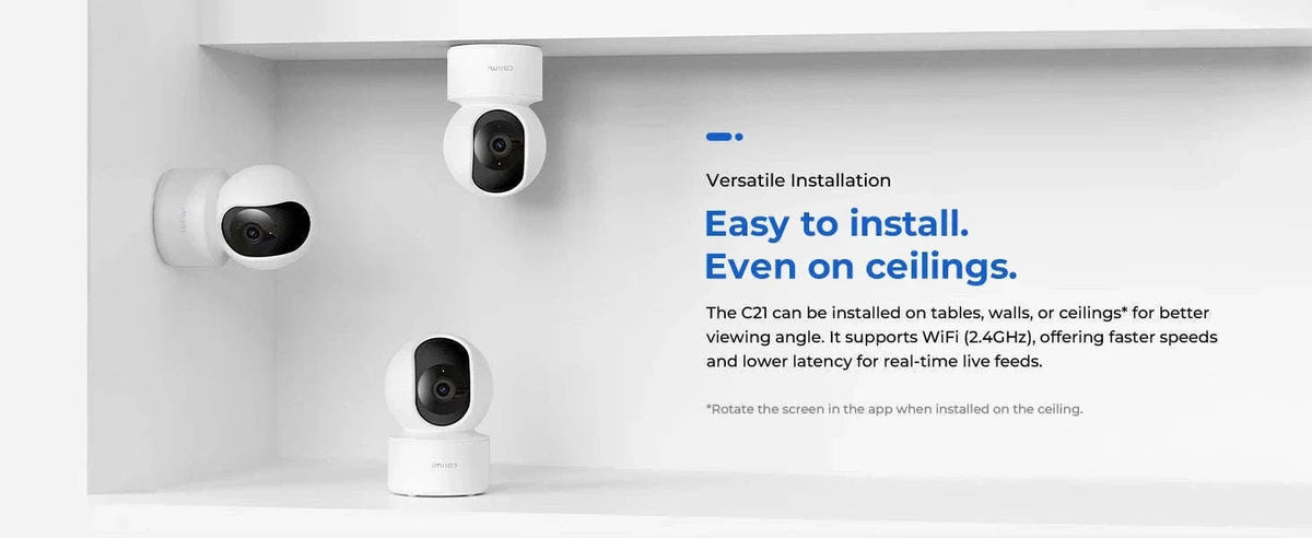 IMILAB C21 2.5K WiFi Indoor Baby Monitor with 360° Tracking-C21 EU Adapter / China Mainland