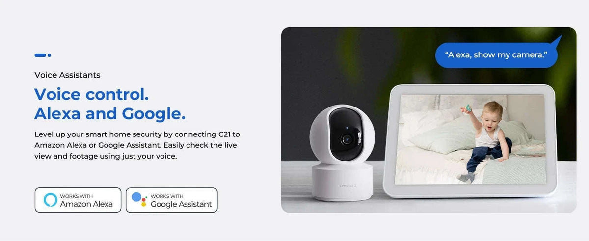 IMILAB C21 2.5K WiFi Indoor Baby Monitor with 360° Tracking-C21 EU Adapter / China Mainland