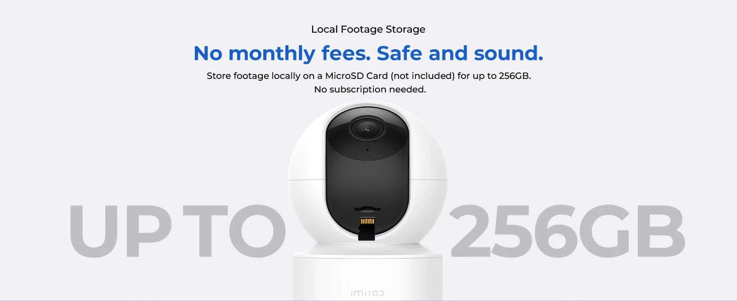 IMILAB C21 2.5K WiFi Indoor Baby Monitor with 360° Tracking-C21 EU Adapter / China Mainland