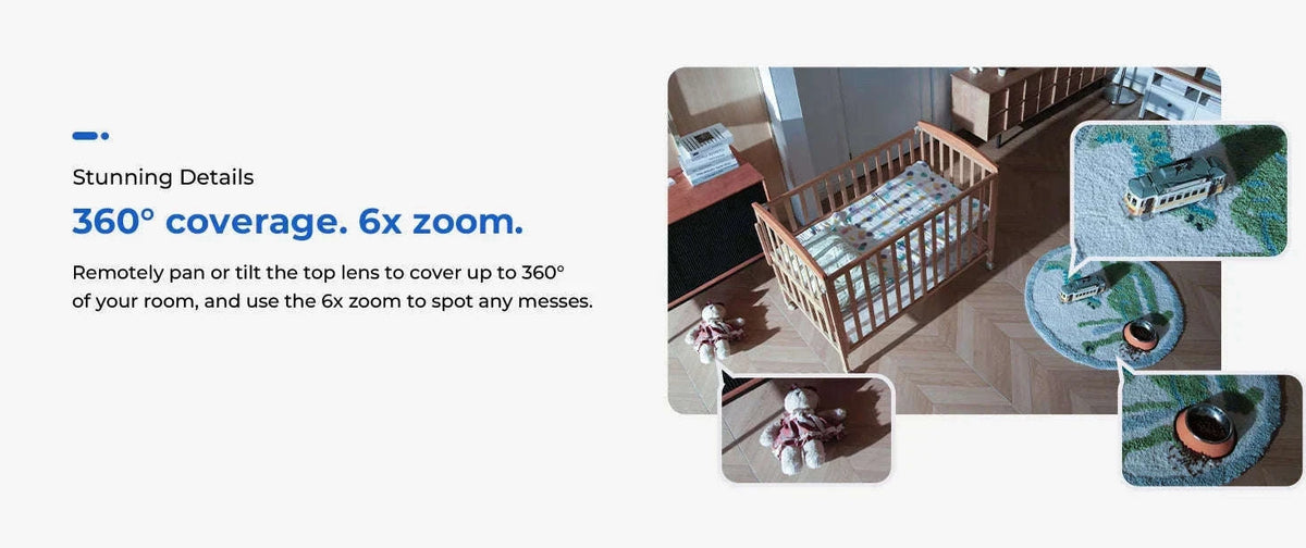 IMILAB C30 Dual 3K Baby Monitor with AI Tracking and Color Night Vision-C30 Daul Cam / UK Plug / China Mainland