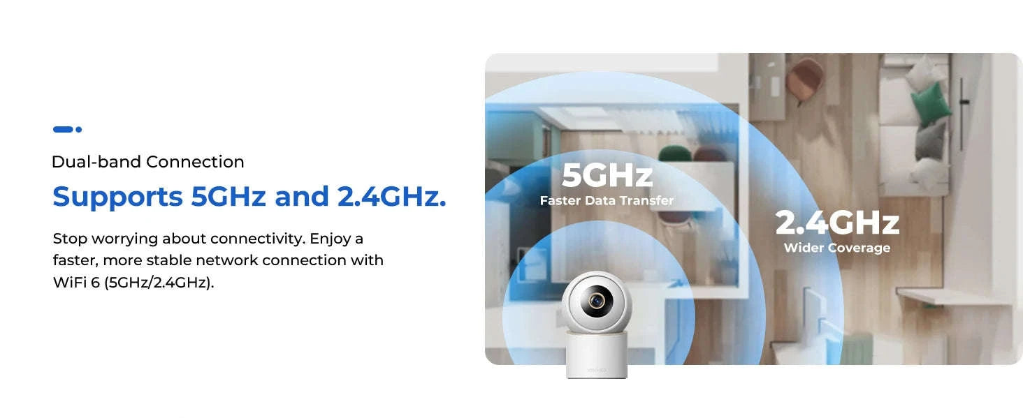 IMILAB C40 8MP Smart Indoor Camera with 360° Tracking-C40 4K / US Plug / China Mainland