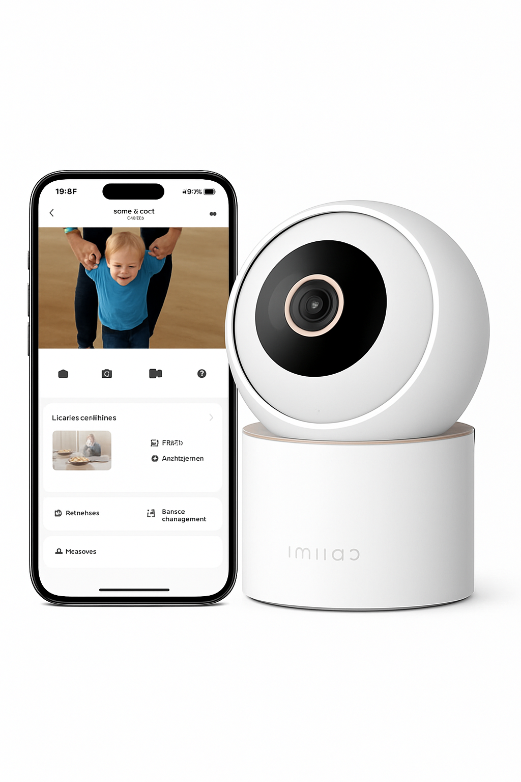 IMILAB C40 4K Binnen Beveiligingscamera met 360° Volging