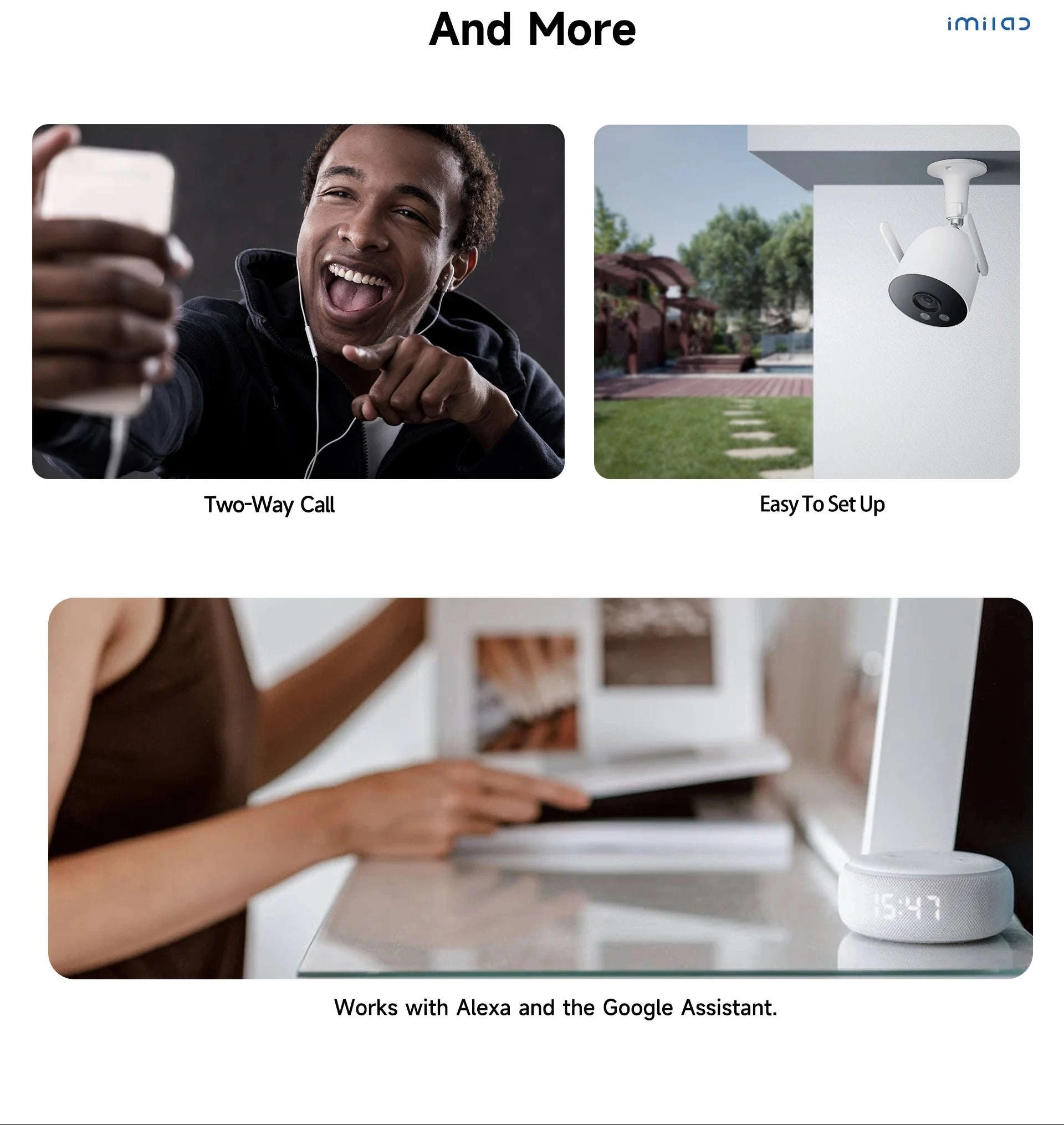 IMILAB EC3 Lite 2K Outdoor WiFi Security Camera with Color Night Vision-EC3 Lite 2K / EU Plug / China Mainland