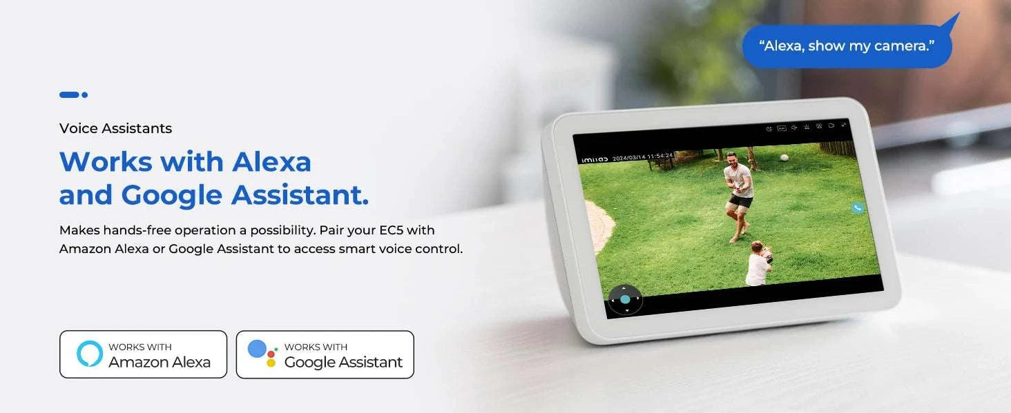 IMILAB EC5 2K Floodlight Camera with 360° Tracking & Night Vision-EC5 WiFi and Lan / US Plug / Poland