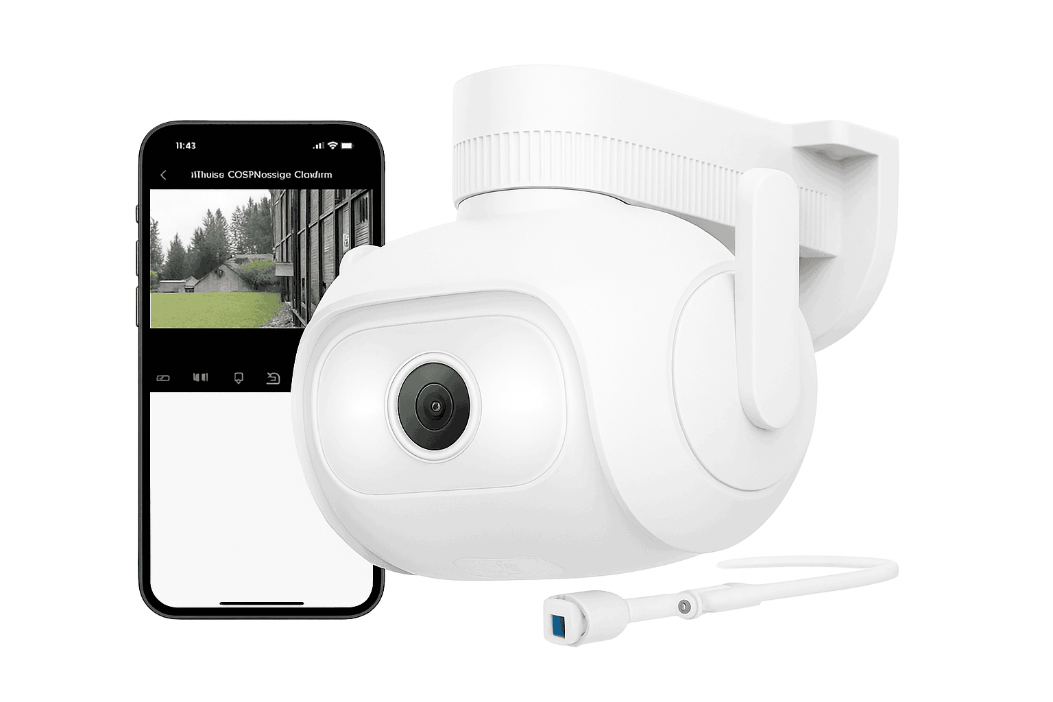 IMILAB EC5 2K Floodlight Camera with 360° Tracking & Night Vision-EC5 WiFi and Lan / US Plug / Poland