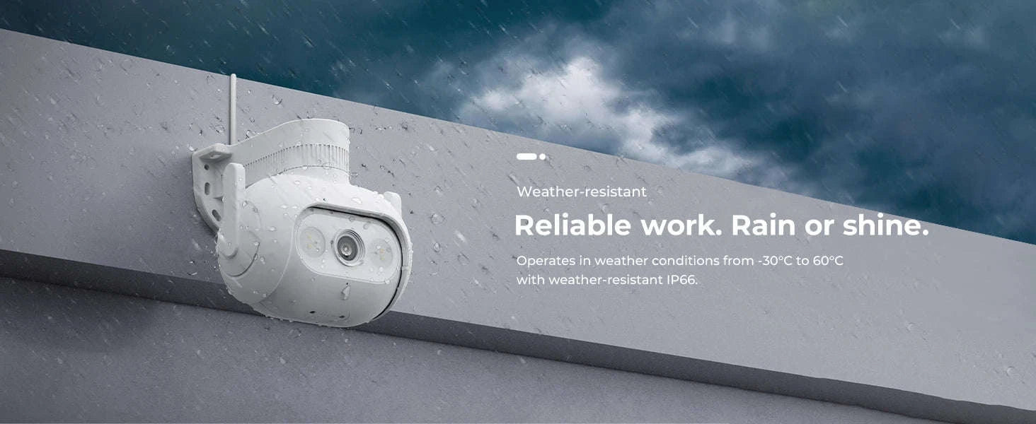 IMILAB EC5 2K Outdoor Floodlight Security Camera with 360° Tracking-EC5 With LAN / US Plug / China Mainland
