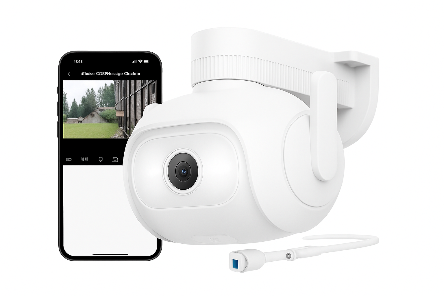 IMILAB EC5 2K Flutlichtkamera mit 360°-Verfolgung und Nachtsicht