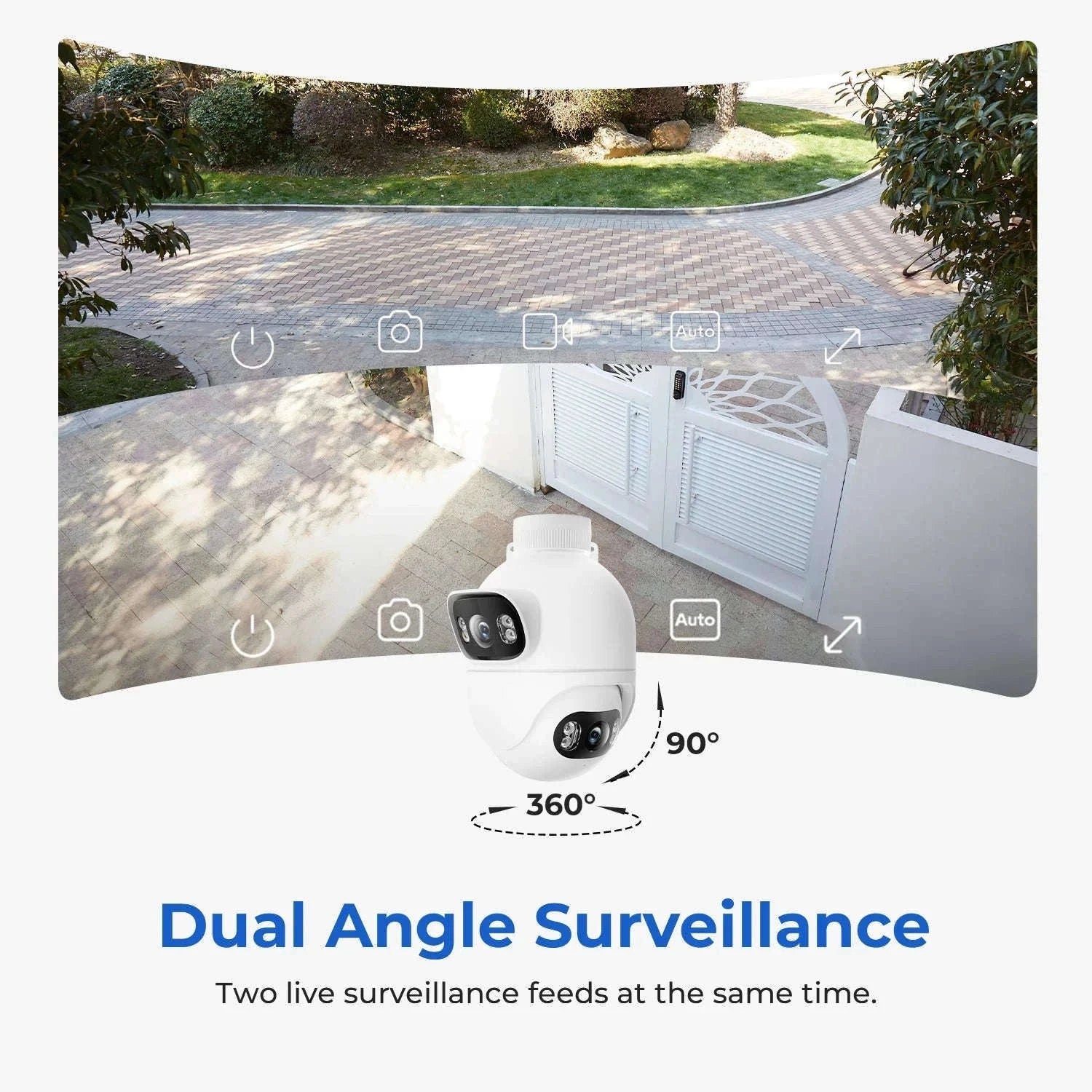 IMILAB EC6 Dual Outdoor 2K PTZ Security Camera-EC6 Dual 3K 3K / US Plug / China Mainland