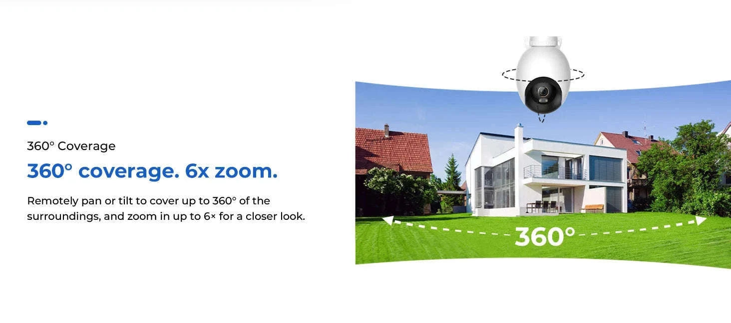 IMILAB EC6 Pro 8MP Outdoor Security Camera with AI Tracking-Cam / US Plug / China Mainland