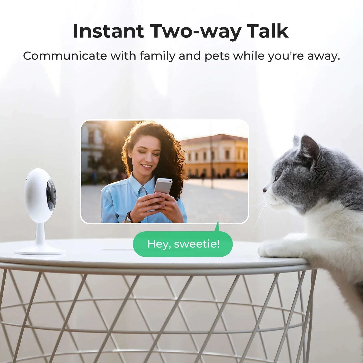 IMILAB SC230 2.5K Indoor Wi-Fi Security Camera with AI Detection-SC230 / EU Plug / China Mainland