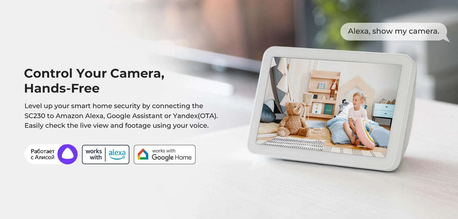 IMILAB SC230 2.5K Indoor Wi-Fi Security Camera with AI Detection-SC230 / EU Plug / China Mainland