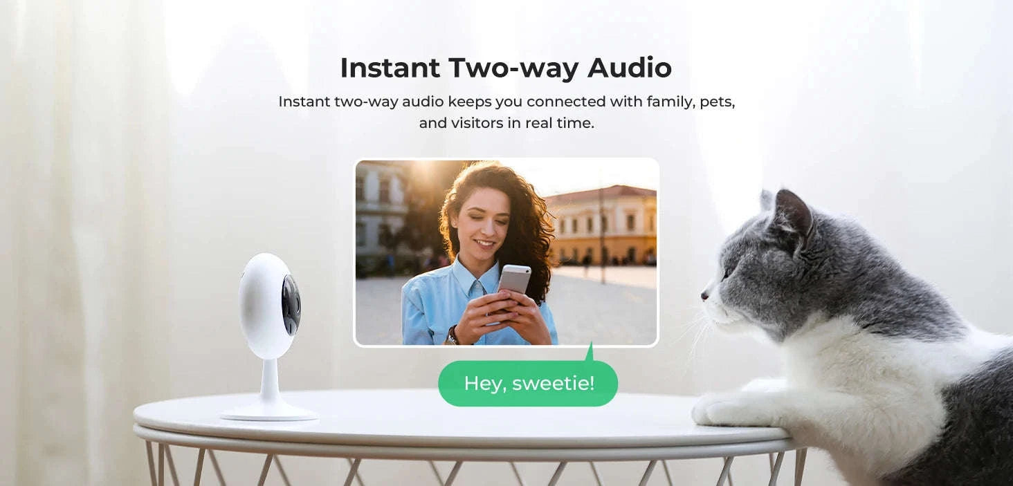 IMILAB SC230 2.5K Indoor Wi-Fi Security Camera with AI Detection-SC230 / EU Plug / China Mainland