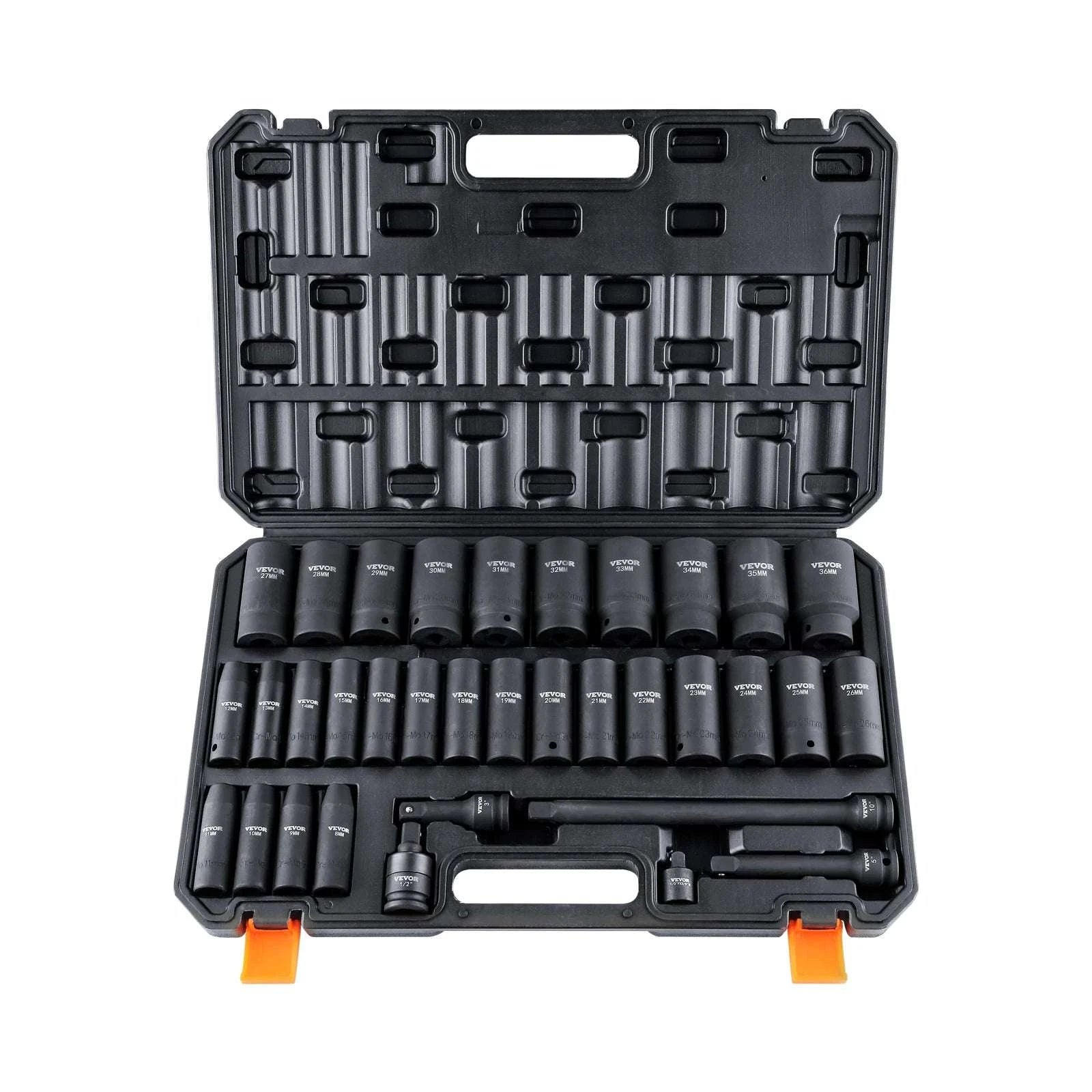Impact Socket Set SAE & Metric Deep Sockets 23–65 Pieces-23PCs Cr-V / United States
