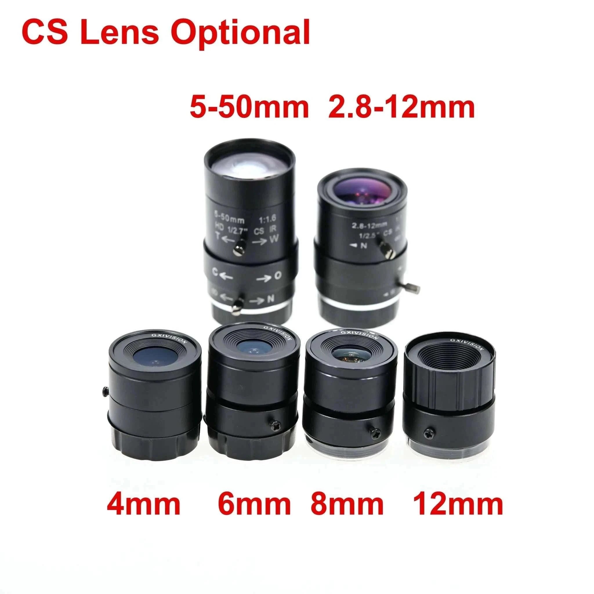 IMX179 8MP Varifocal USB Camera for Clear Imaging-12mm Fixed Focus