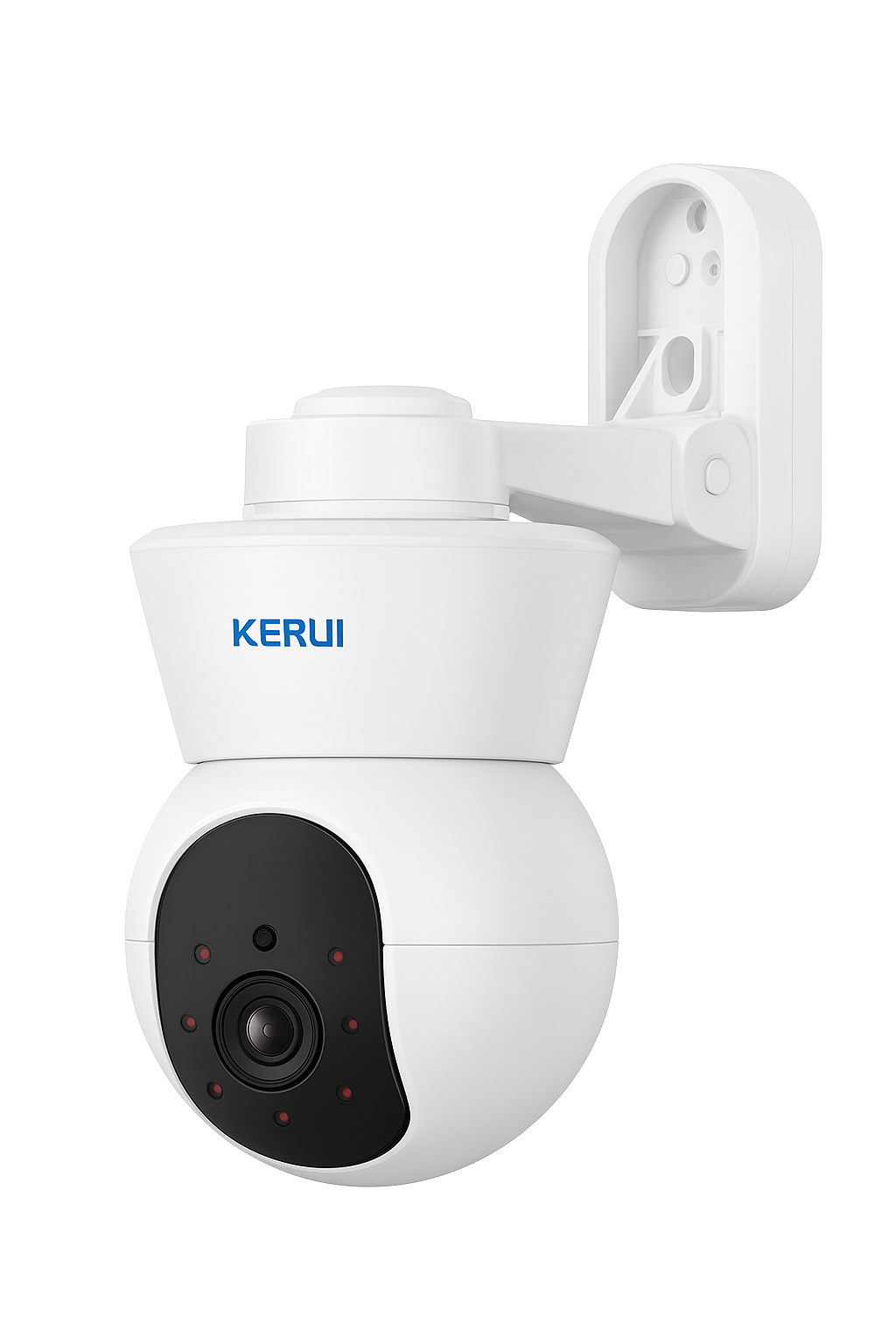 Indoor 4K HD WiFi IP Camera with Side-mounted Brackets