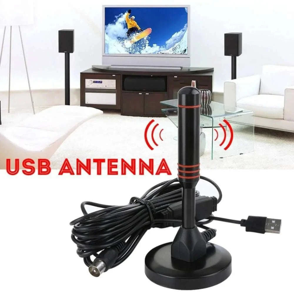 Indoor HDTV Antenna – Ultra Amplified 200 Mile Range-C