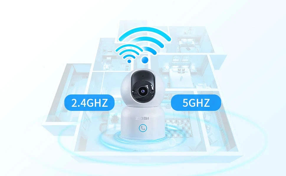 Indoor Security Camera 2K 360° Baby & Pet Monitor with AI Tracking-1PCS 3MP Cam / japan