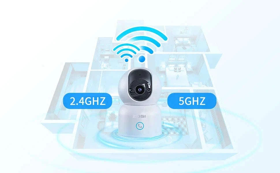 Indoor Security Camera 2K 360° Baby & Pet Monitor with AI Tracking-1PCS 3MP Cam / japan