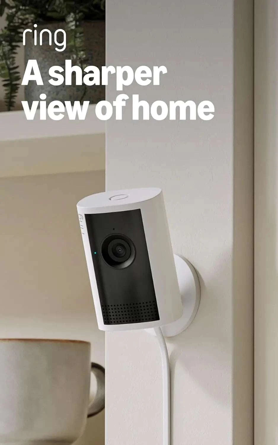 Indoor Security Camera 2K HD with 4x Zoom & Low-Light Vision-United States