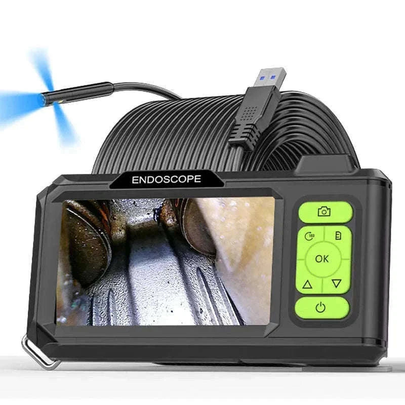 Industrial Endoscope 4.3'' IPS Inspection Camera-8MM Triple Lens / 1m