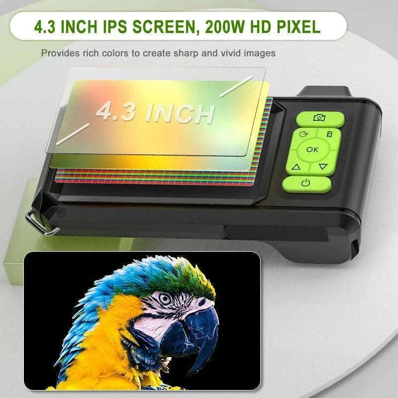Industrial Endoscope 4.3'' IPS Inspection Camera-8MM Triple Lens / 1m