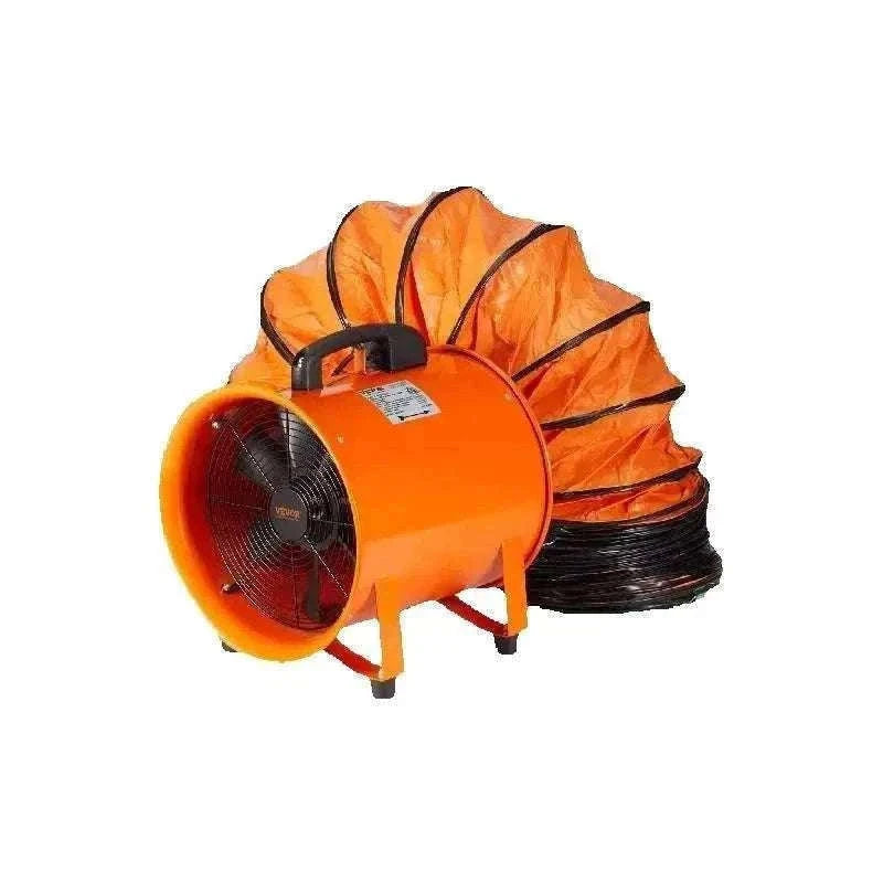 Industrial Exhaust Fan with 5M Duct High Airflow Ventilation Blower-367W 12inch / GERMANY