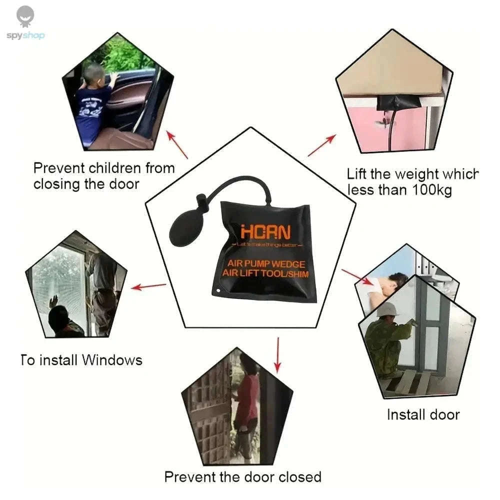 Inflatable Air Pump Wedge for Precise Door and Window Alignment-Green-1PC / 1pc