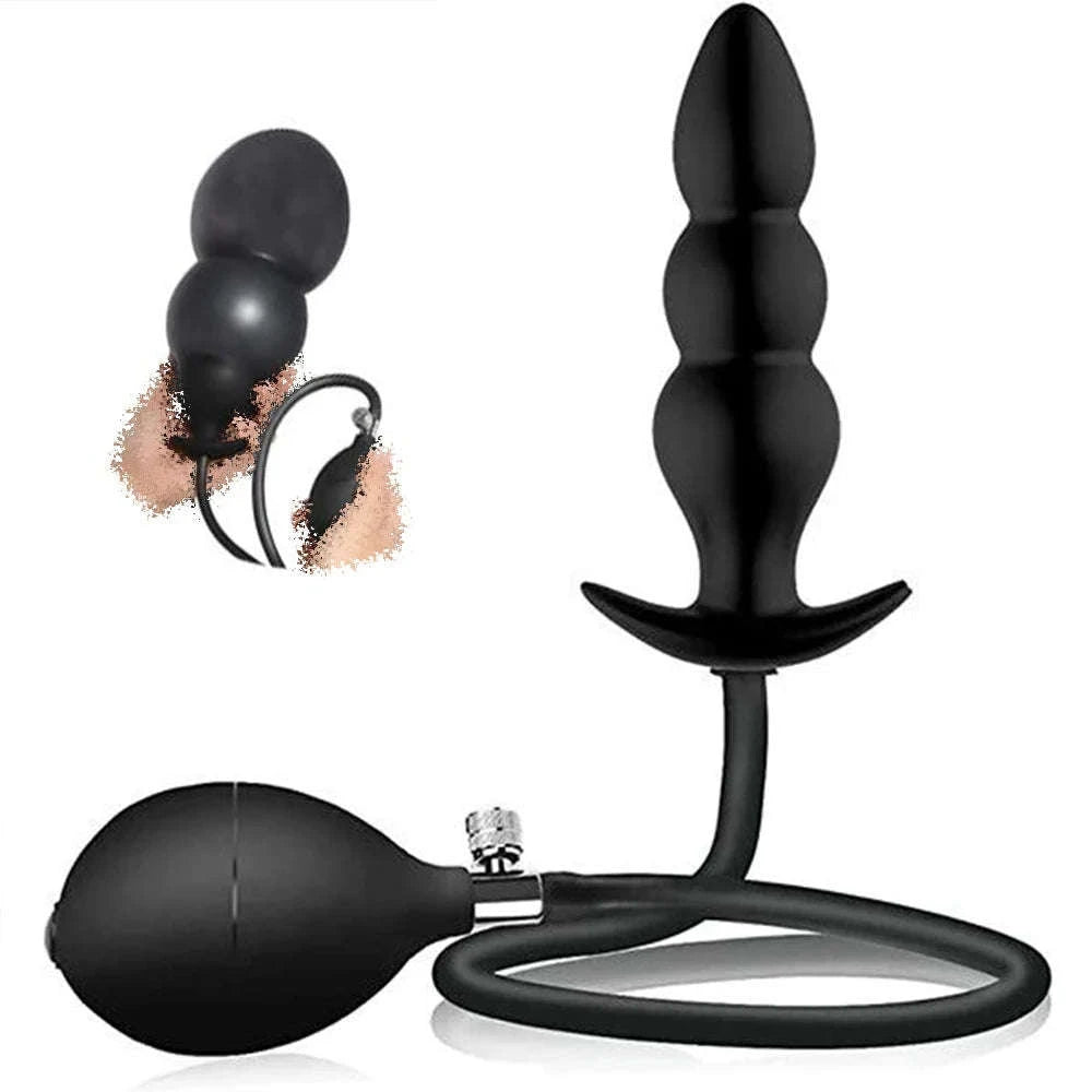 Inflatable Anal Plug for Personalized Fullness and Deep Pressure Play-Type-10