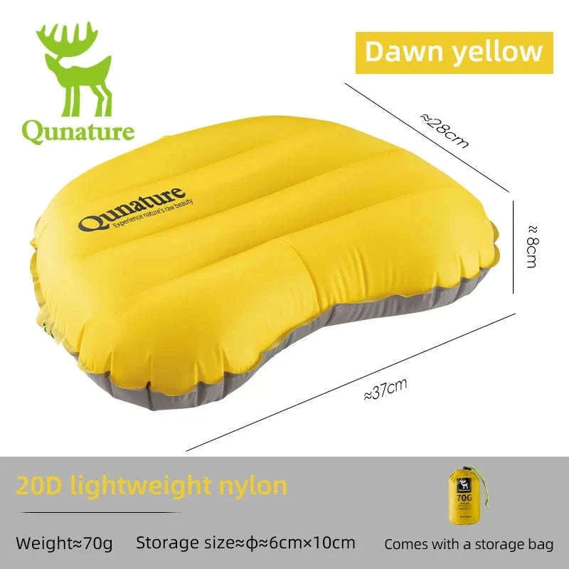 Inflatable Camping Pillow Lightweight Travel Pillow for Hiking & Flights-600085002