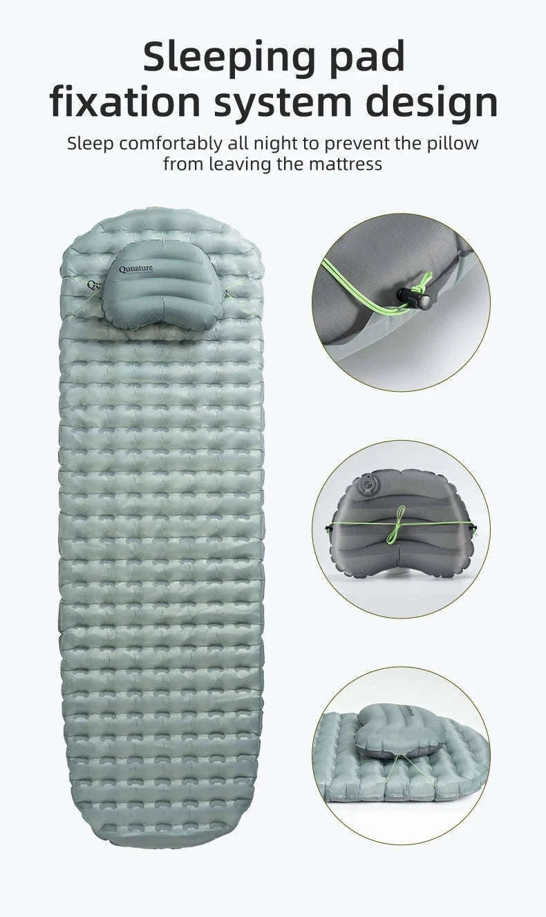 Inflatable Camping Pillow Lightweight Travel Pillow for Hiking & Flights-600085002