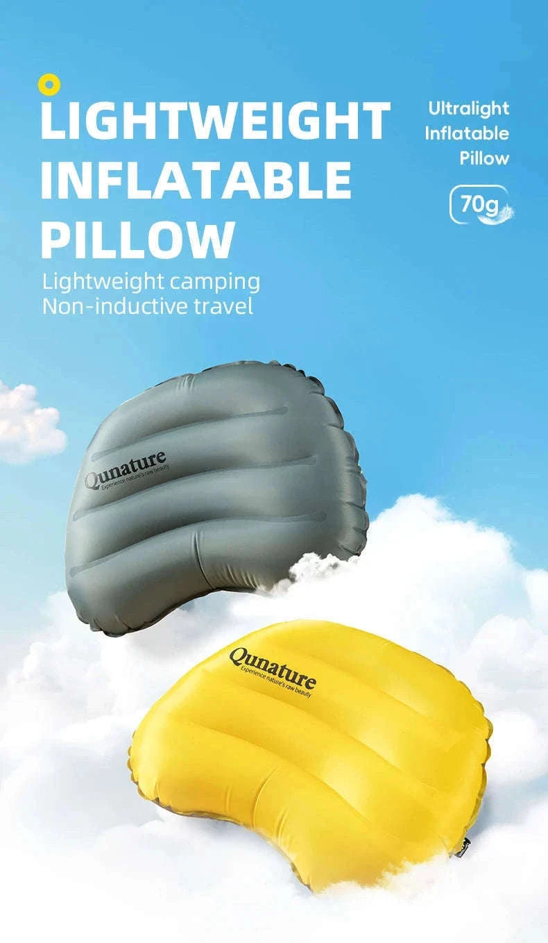 Inflatable Camping Pillow Lightweight Travel Pillow for Hiking & Flights-600085002