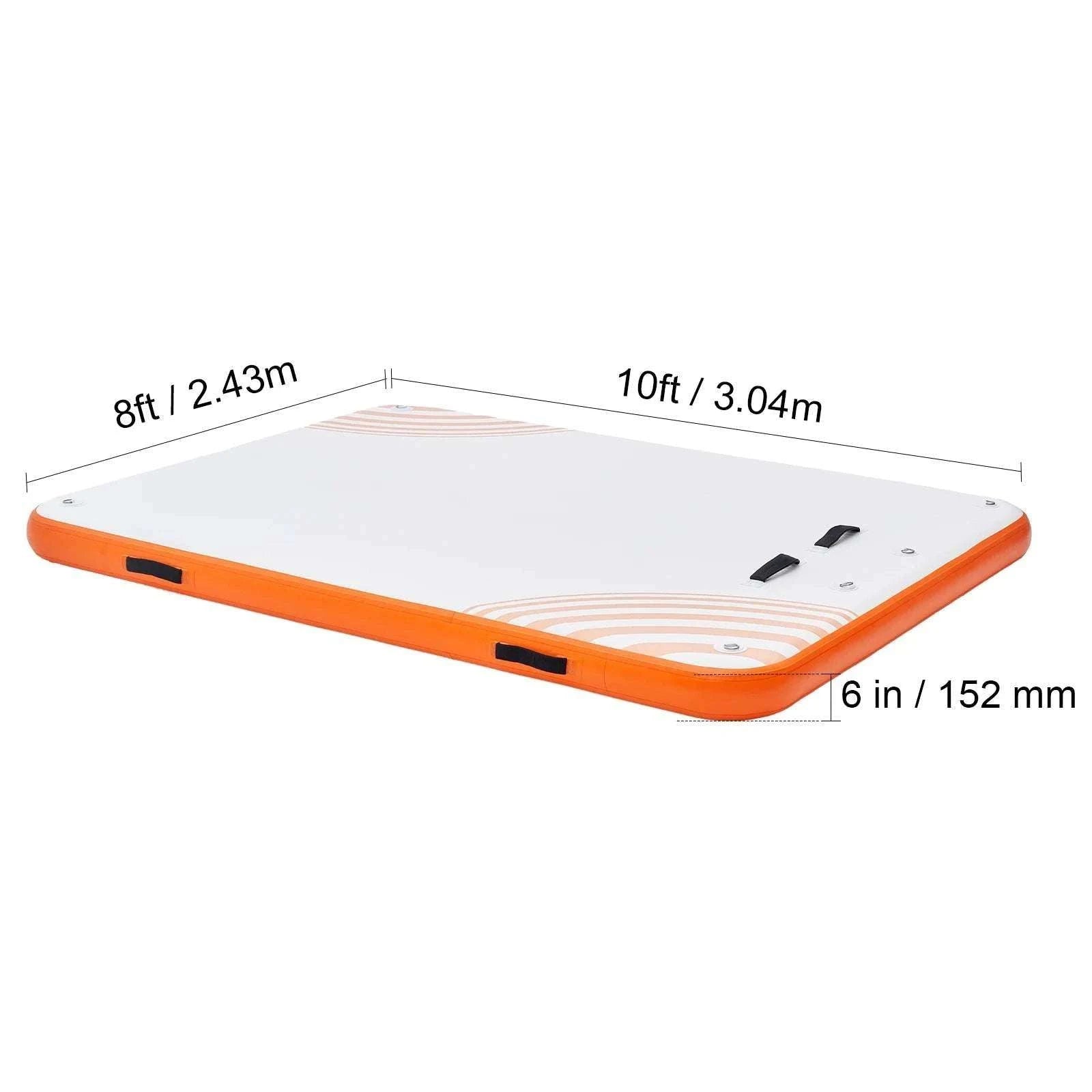 Inflatable Floating Dock Platform with Ladder Non-Slip Water Mat-10x8ft / CZECH REPUBLIC