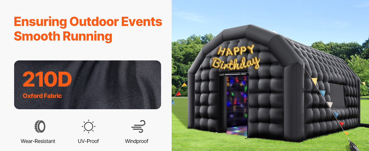 Inflatable Party Tent with Blower and Sandbags