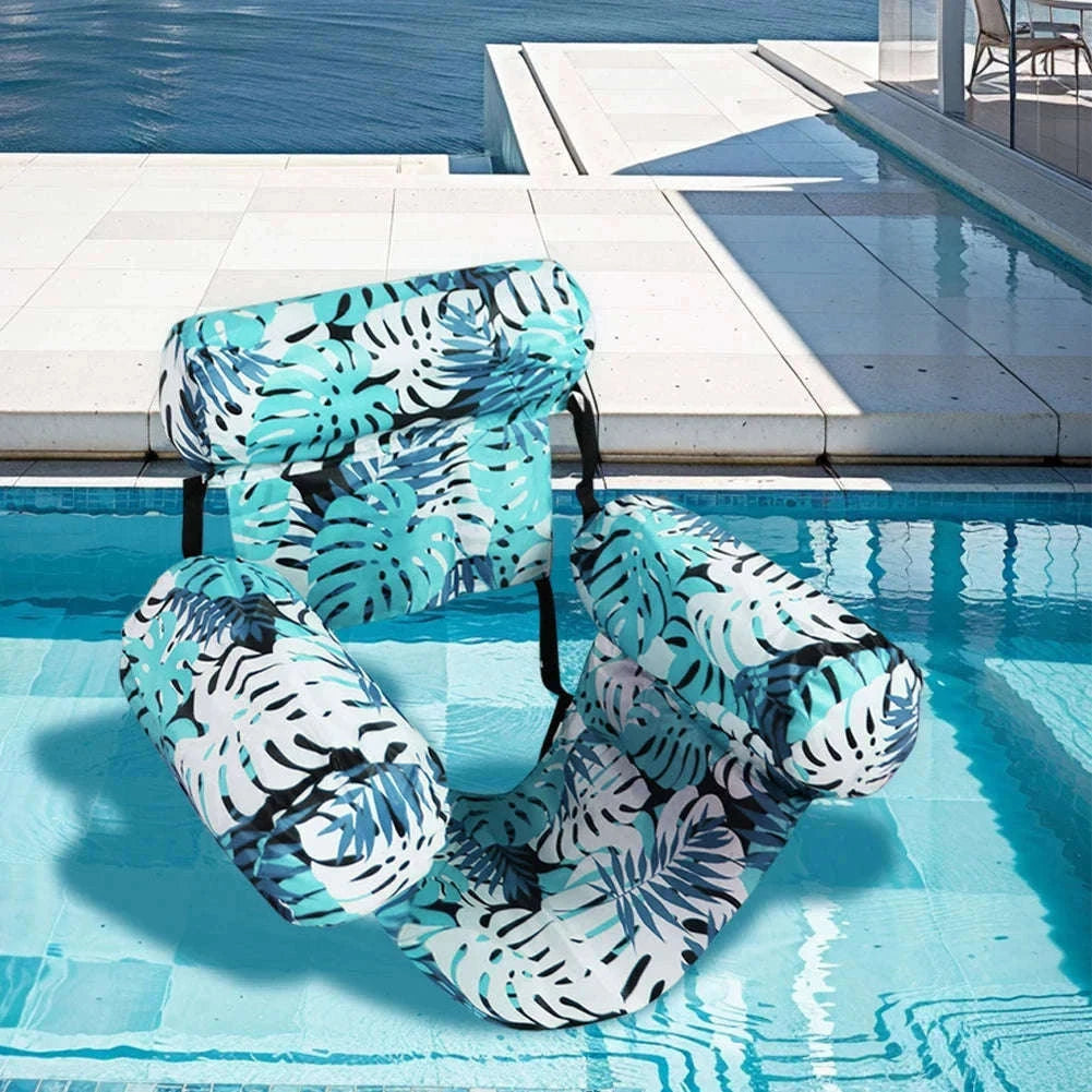 Inflatable Pool Float Lounger Chair with Arm and Backrest-8 / Germany
