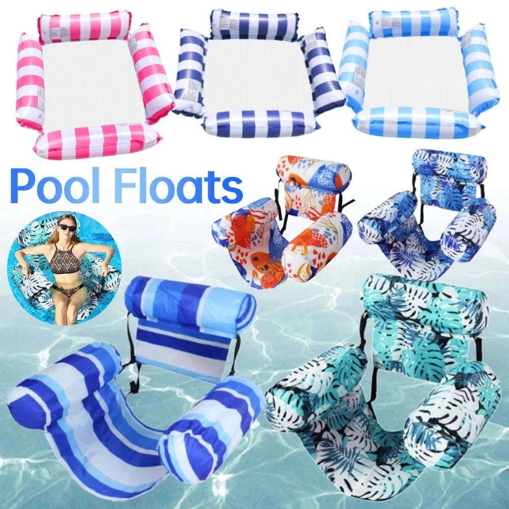 Inflatable Pool Float Lounger Chair with Arm and Backrest-8 / Germany