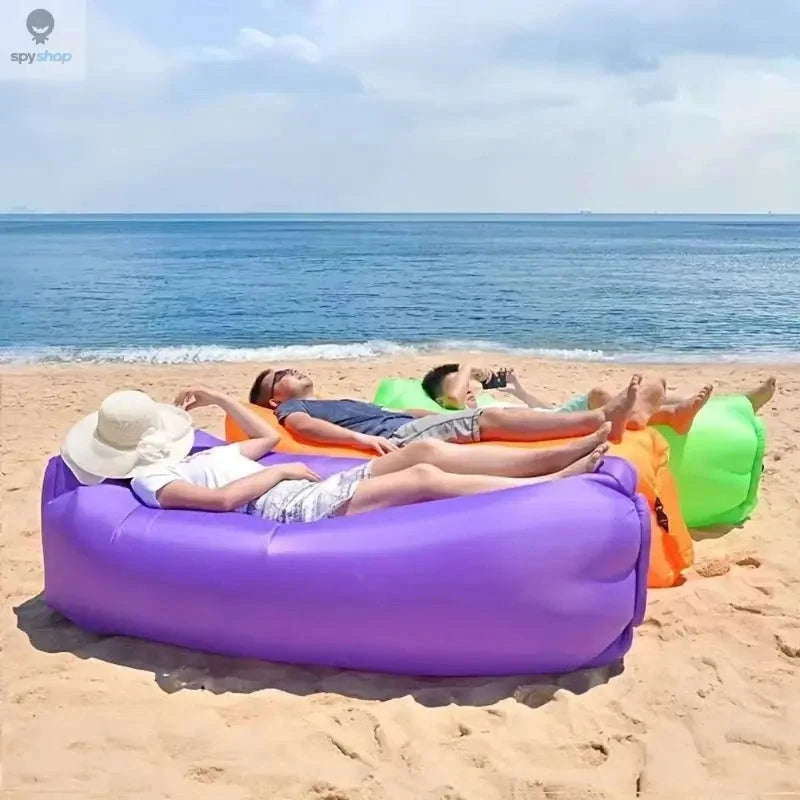 Inflatable Sofa Bag – Portable Outdoor Lounger-Orange